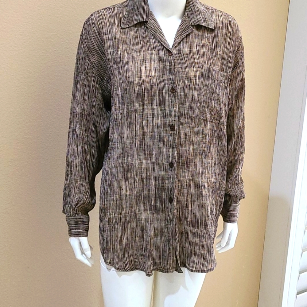 Tracy M. Silk Blouse
